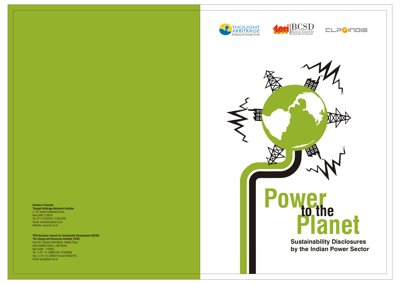 Power to the Planet: Sustainability Disclosures by the Indian Power Sector